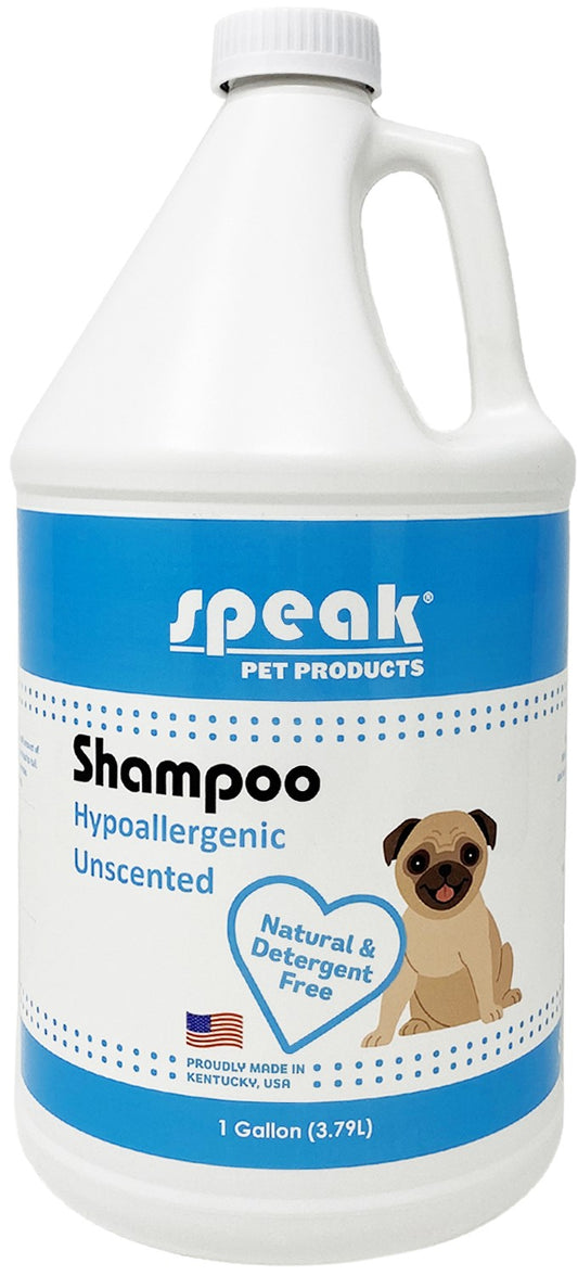 Hypoallergenic Unscented Shampoo, 1 Gallon