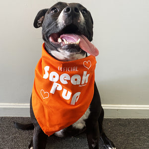 Speak Pup Bandana